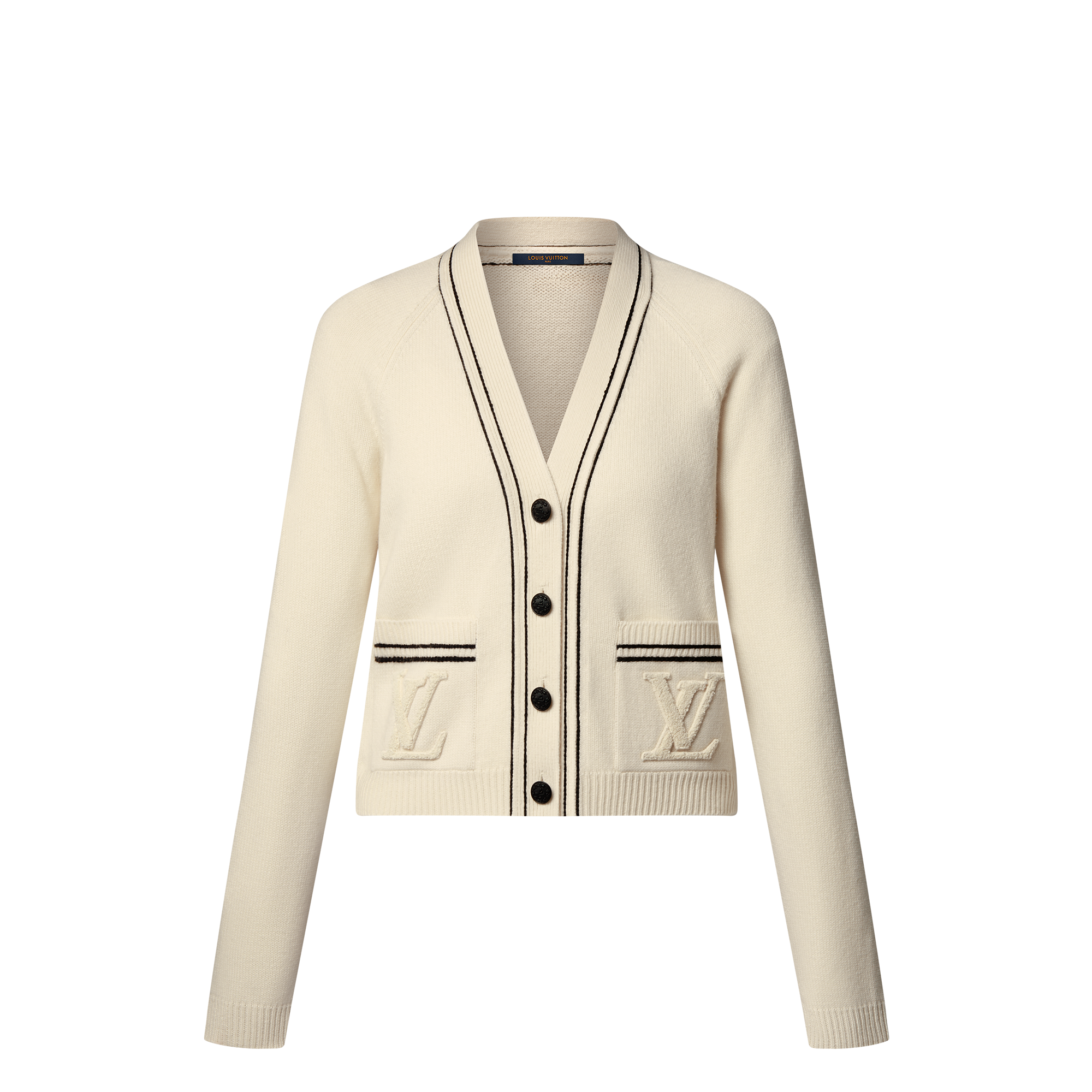 Cardigã com Detalhes Listrados - Ready-to-Wear | LOUIS VUITTON ®